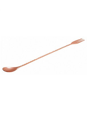 Spoon - with Fork - 305mm - Copper Plate - Beaumont SA
