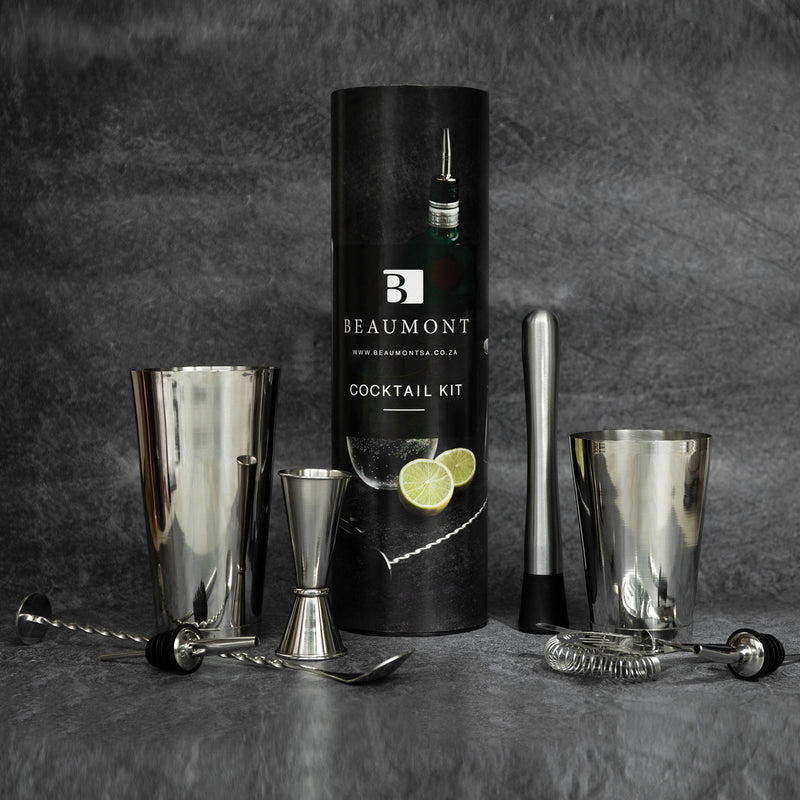 St Steel Cocktail Kit - 8 Pieces - Beaumont SA