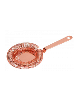 Strainer Round Copper Plated - Beaumont SA