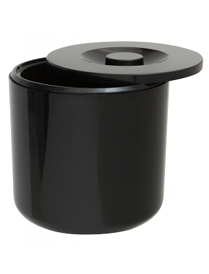 Ice Bucket - Black Round 4L - Plastic - Beaumont SA