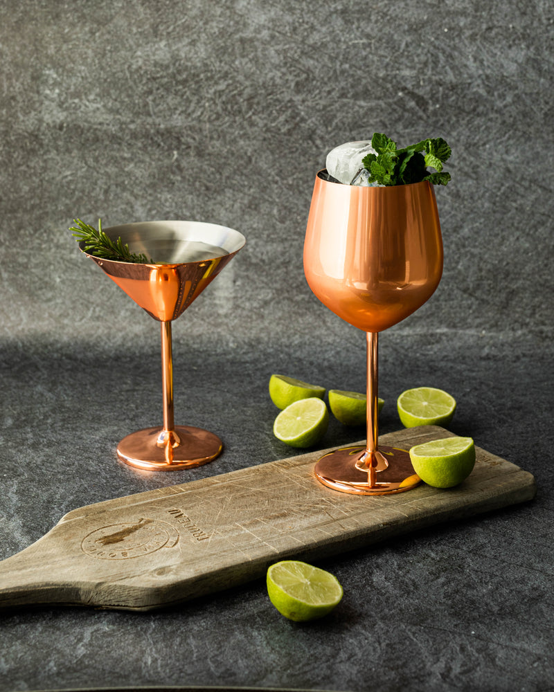 Martini Glass - Copper Plated - Beaumont SA