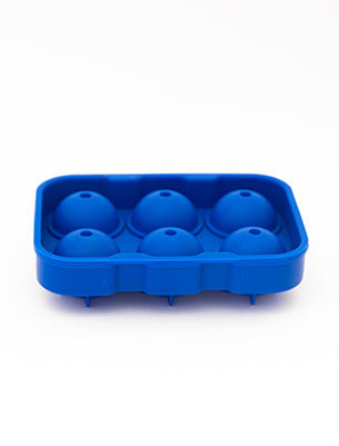 Mould - Ice Ball Blue Silicone - 6 Cavity - Beaumont SA