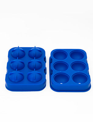 Mould - Ice Ball Blue Silicone - 6 Cavity - Beaumont SA