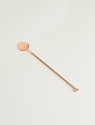 Flat round Disc Stirrer Copper - Beaumont SA