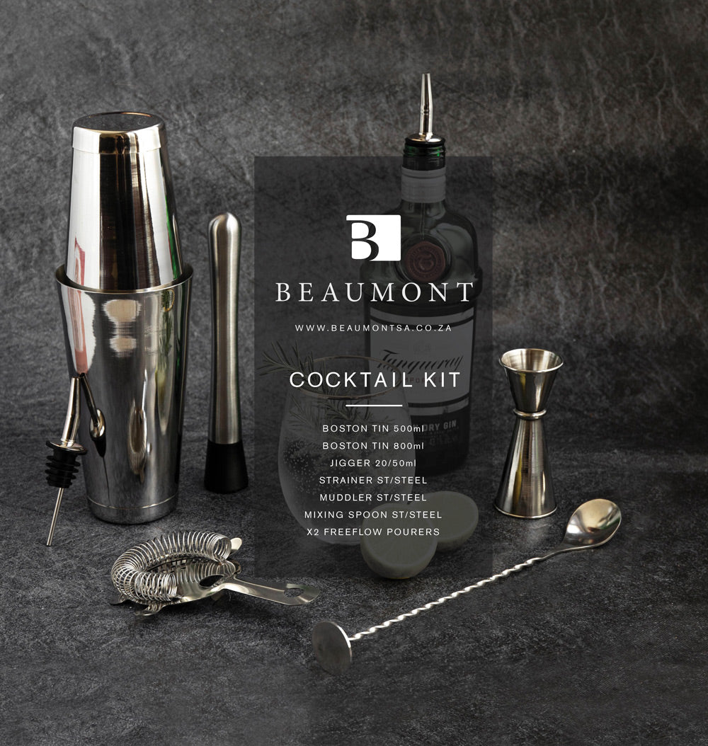 St Steel Cocktail Kit - 8 Pieces - Beaumont SA